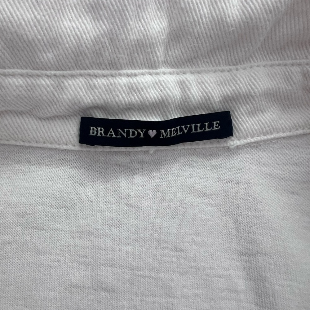 Brandy Melville Cropped Polo Shirt - Picture 3 of 6